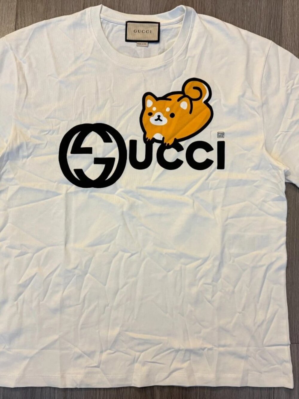 Gucci Cotton Jersey Tee Shirt off white L